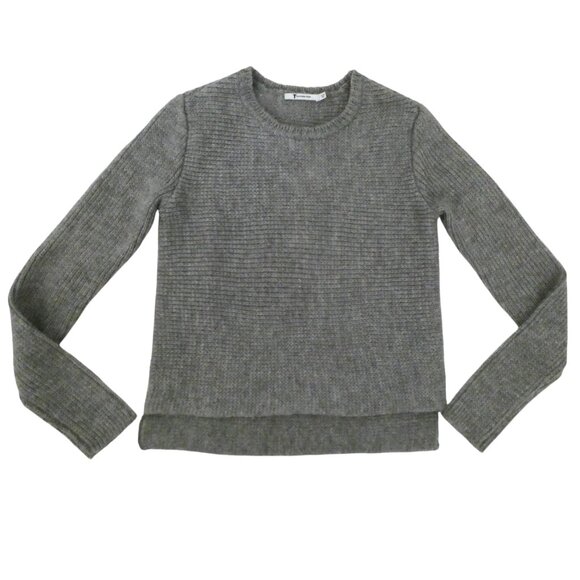 T ALEXANDER WANG Crew Neck sweater S heather gray - Picture 4 of 6